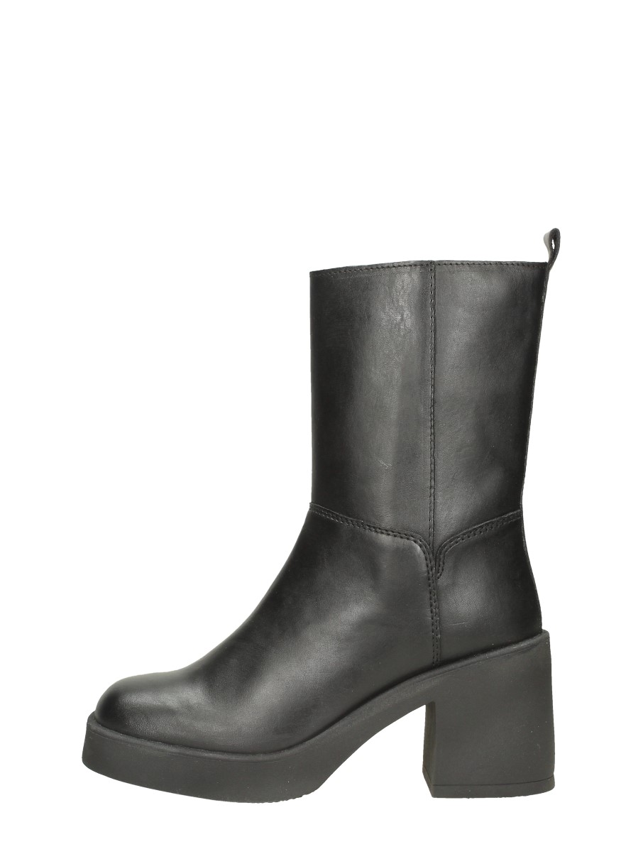 Sub55 Sub55 - Enkellaarsjes Hak - Zwart