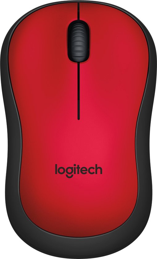 Logitech M220 Silent Draadloze Muis - Rood