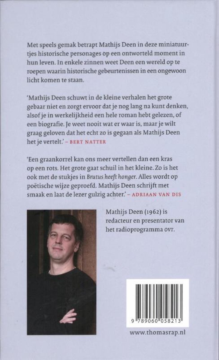 Thomas Rap Brutus heeft honger