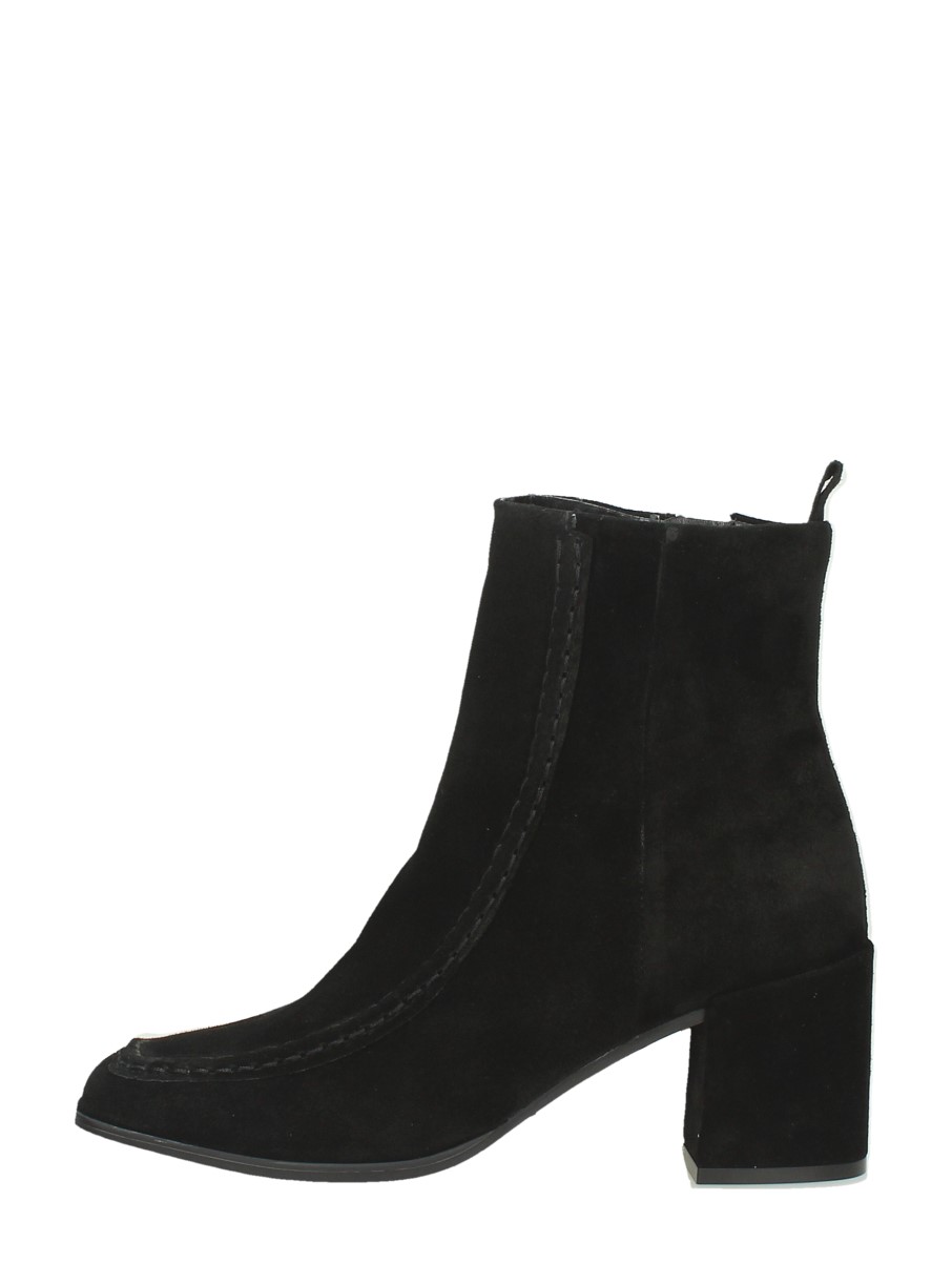 Sub55 Sub55 - Enkellaarsjes Hak - Zwart