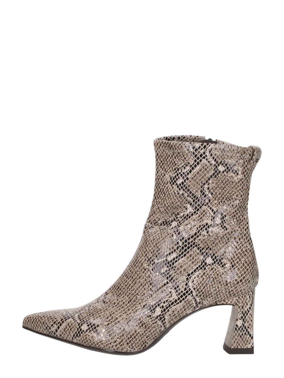 Tamaris - Enkellaarsjes Hak - Beige