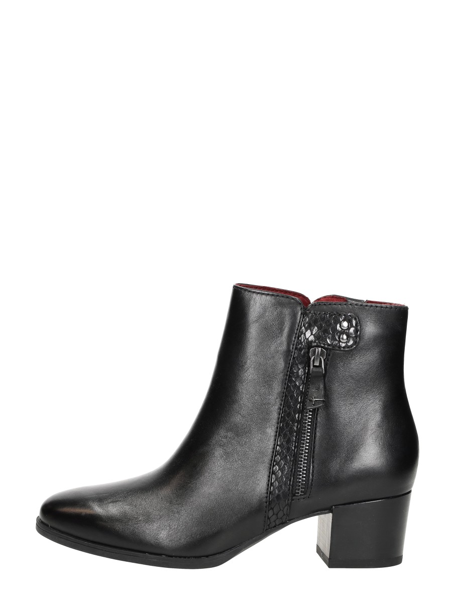 Tamaris Tamaris - Enkellaarsjes Hak - Zwart