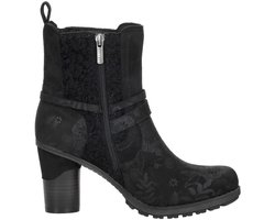 MUSTANG - Enkellaarsjes Hak - Zwart