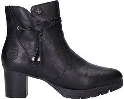 Rieker - Enkellaarsjes Hak - Zwart