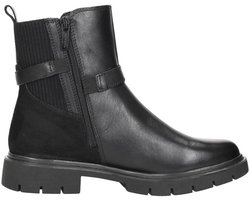 Tamaris Comfort - Enkellaarsjes Plat - Zwart