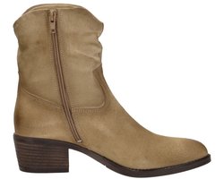 Aqa - Enkellaarsjes Hak - Beige
