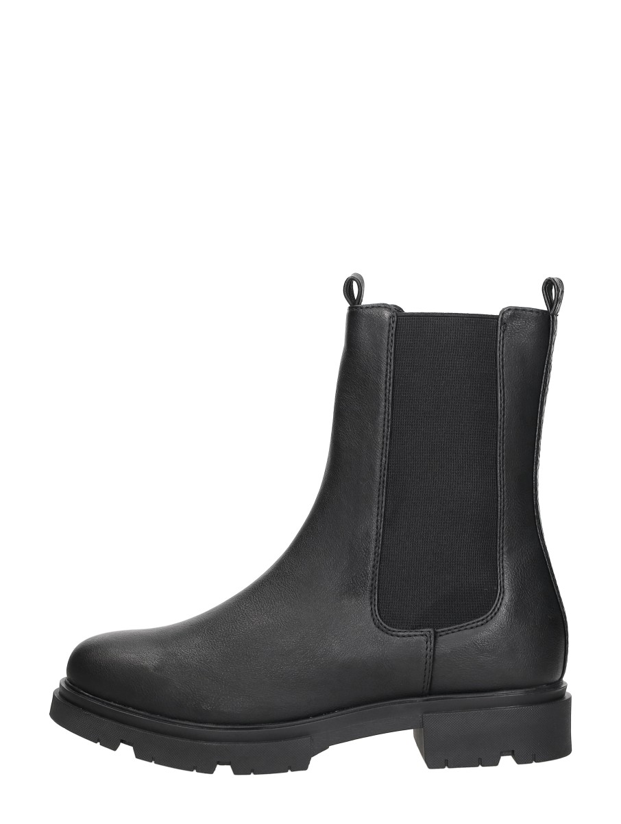 Sub55 Sub55 - Enkellaarsjes Plat - Zwart