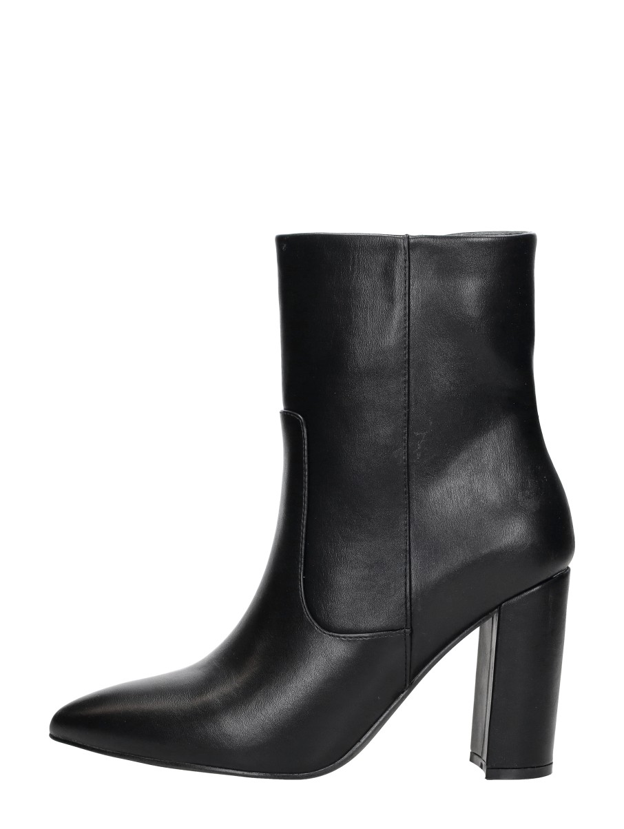 Sub55 Sub55 - Enkellaarsjes Hak - Zwart