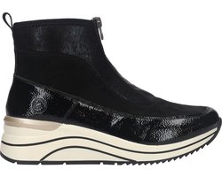 Remonte - Enkellaarsjes Plat - Zwart