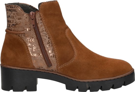 Rieker - Enkellaarsjes Plat