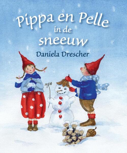 Pippa en Pelle in de sneeuw