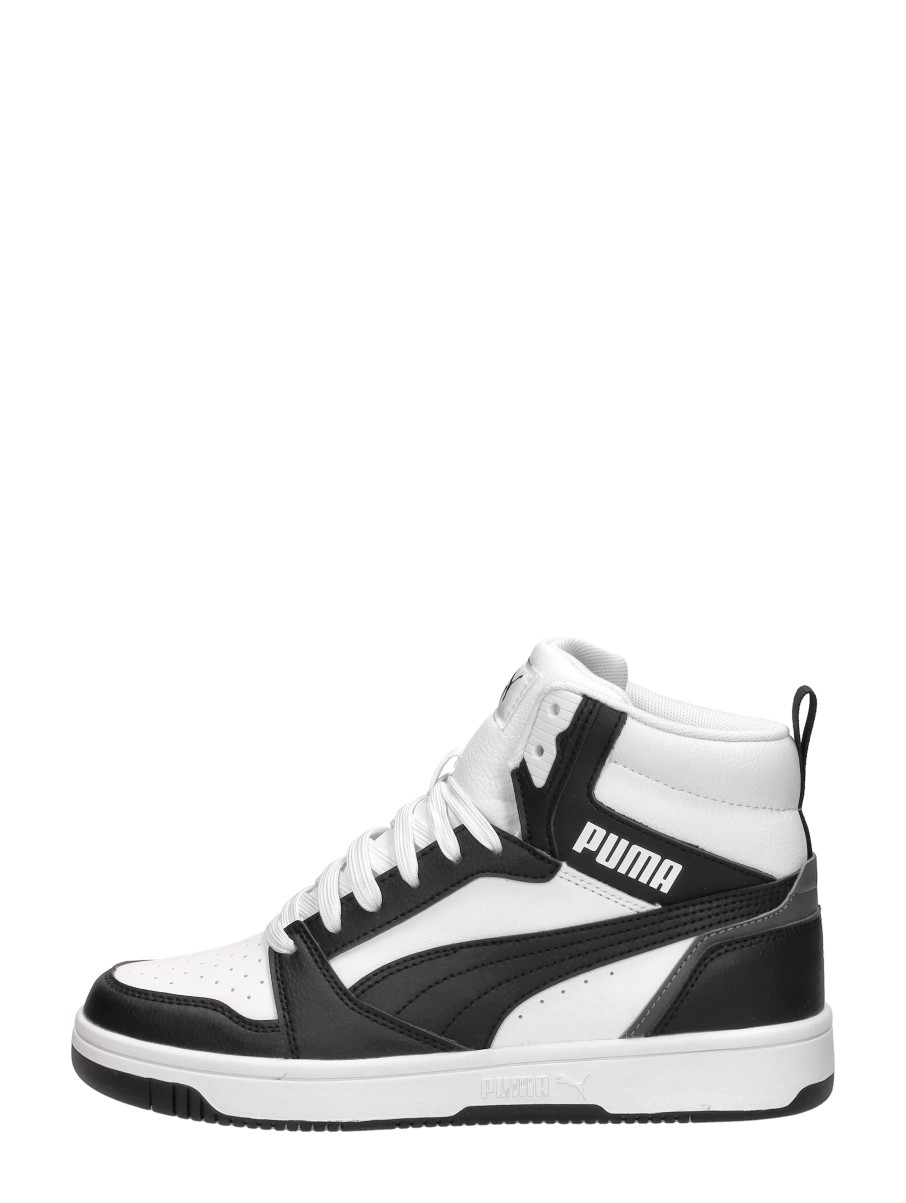 Puma Puma - Puma Rebound V6 Mid Jr - Zwart