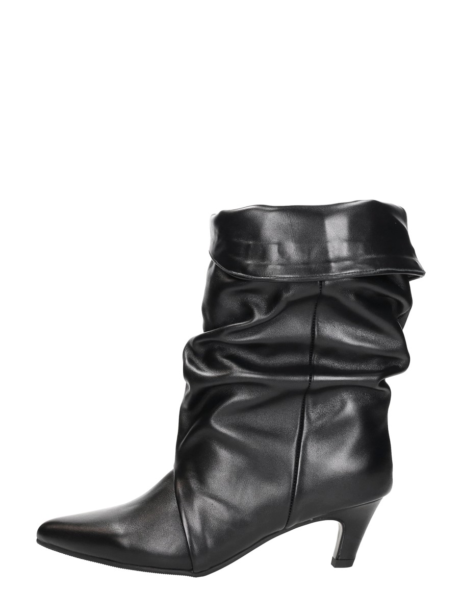 Shoecolate Shoecolate - Enkellaarsjes Hak - Zwart