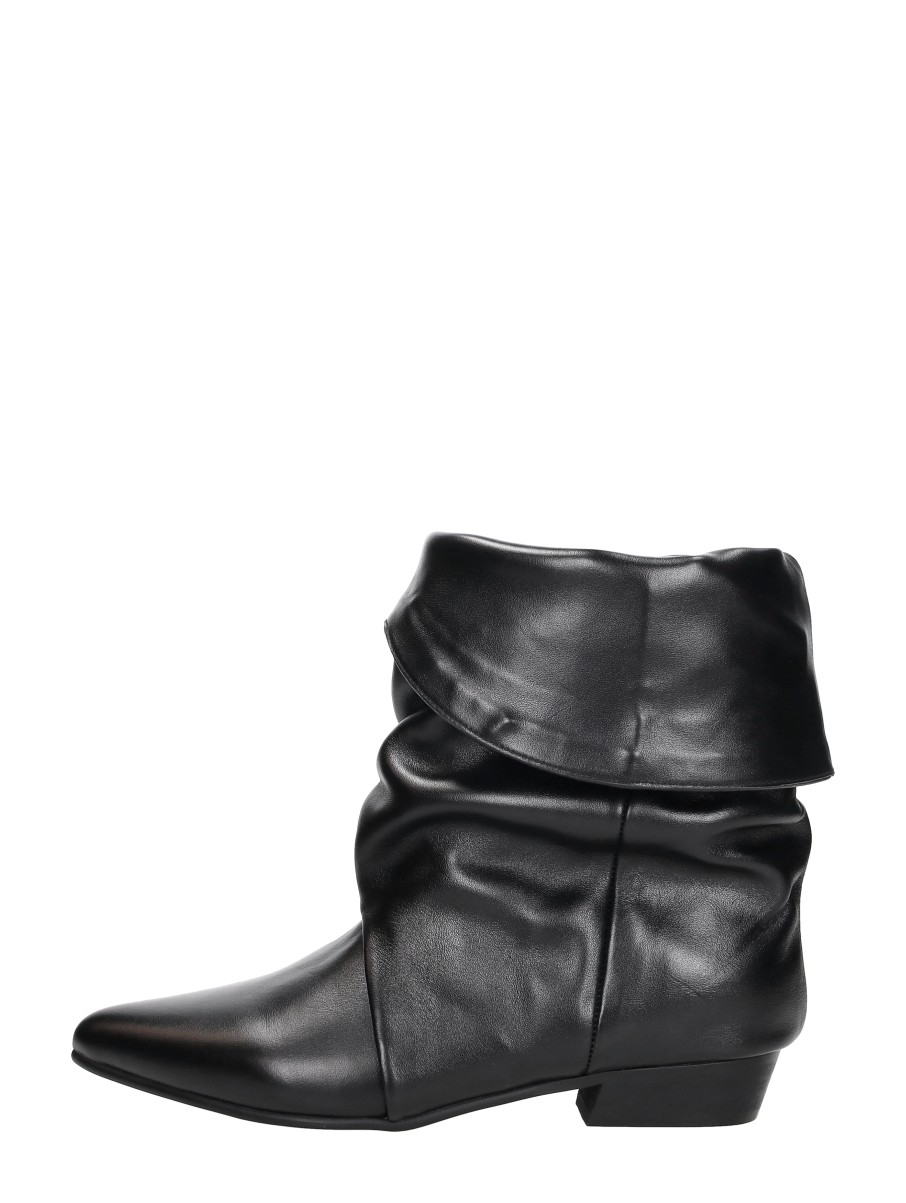 Shoecolate Shoecolate - Enkellaarsjes Hak - Zwart