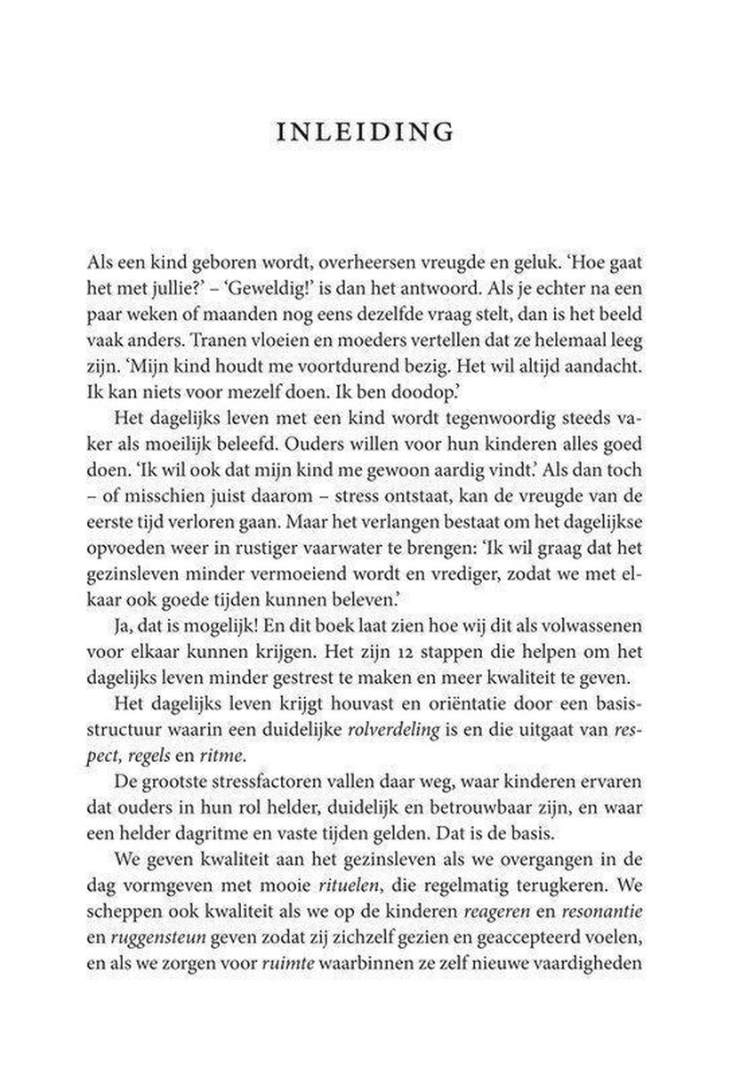 Ontspannen opvoeden in 12 stappen