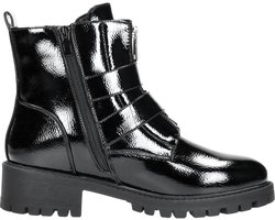 Sub55 - Enkellaarsjes Plat Zwartlak