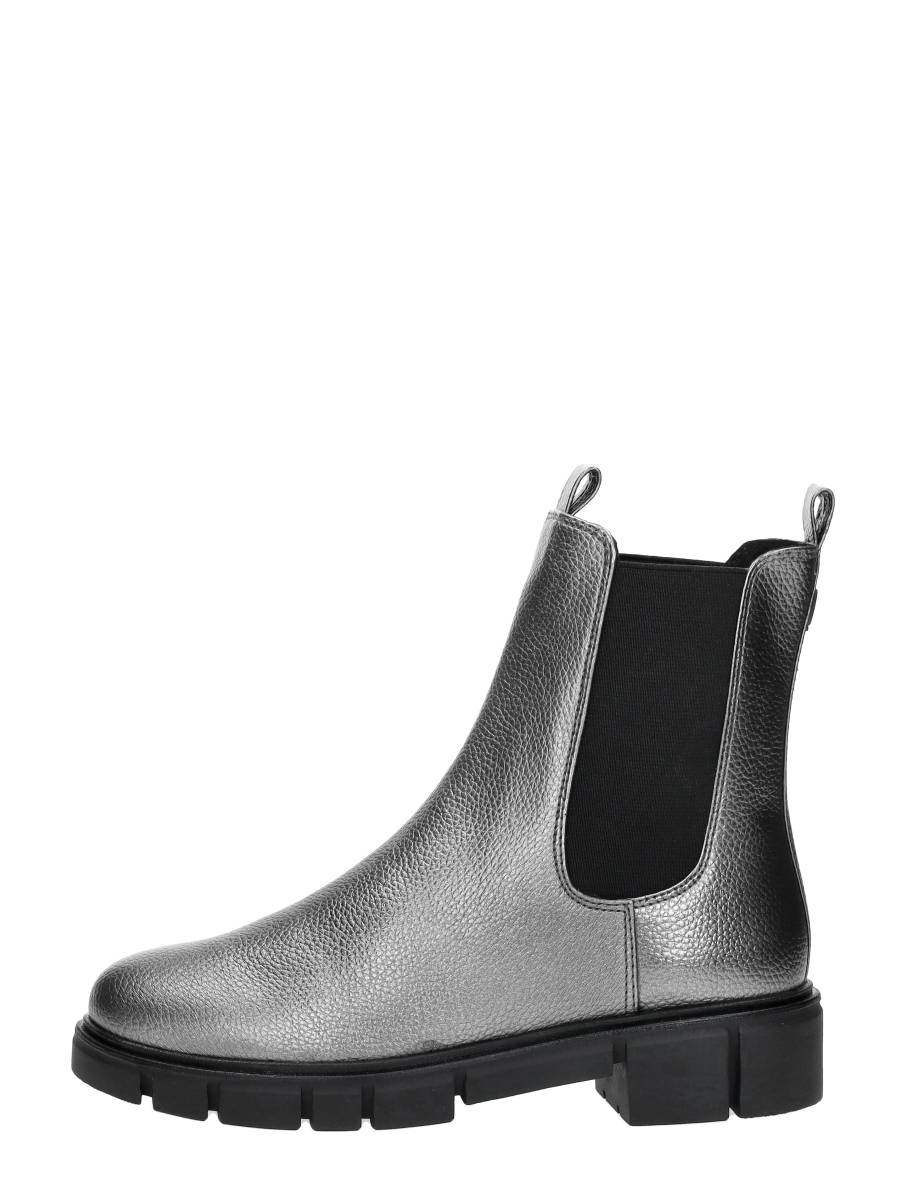 Marco Tozzi Marco Tozzi - Enkellaarsjes Hak Zilver