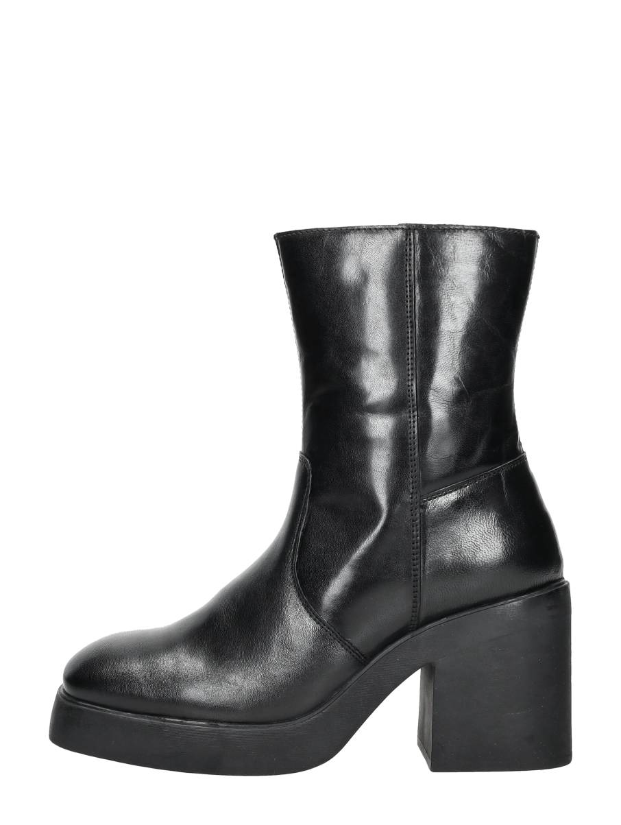 Sub55 Sub55 - Enkellaarsjes Hak - Zwart