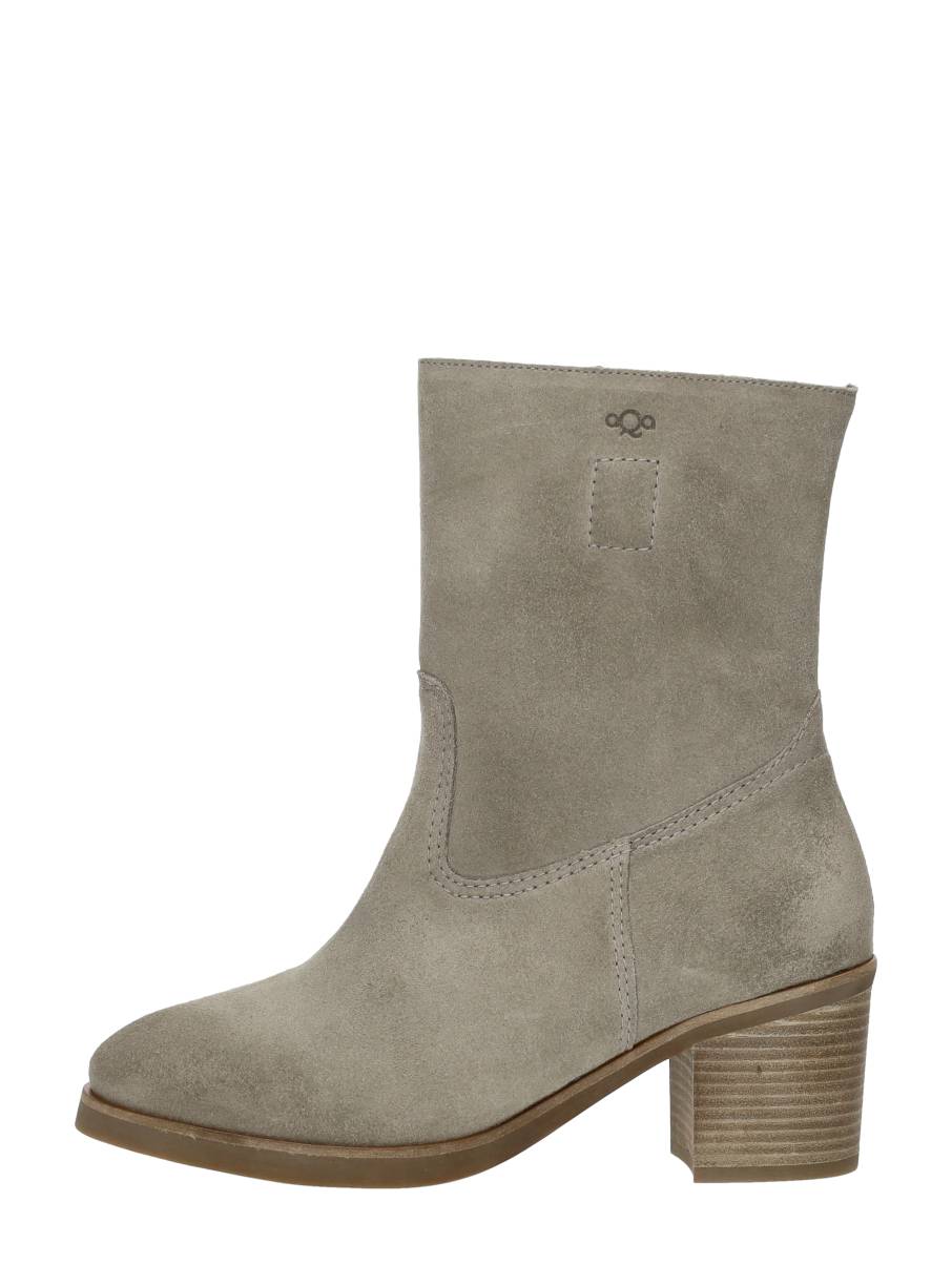 Aqa Aqa - Enkellaarsjes Hak - Grijs