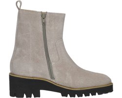 Aqa - Enkellaarsjes Hak Licht Grijs