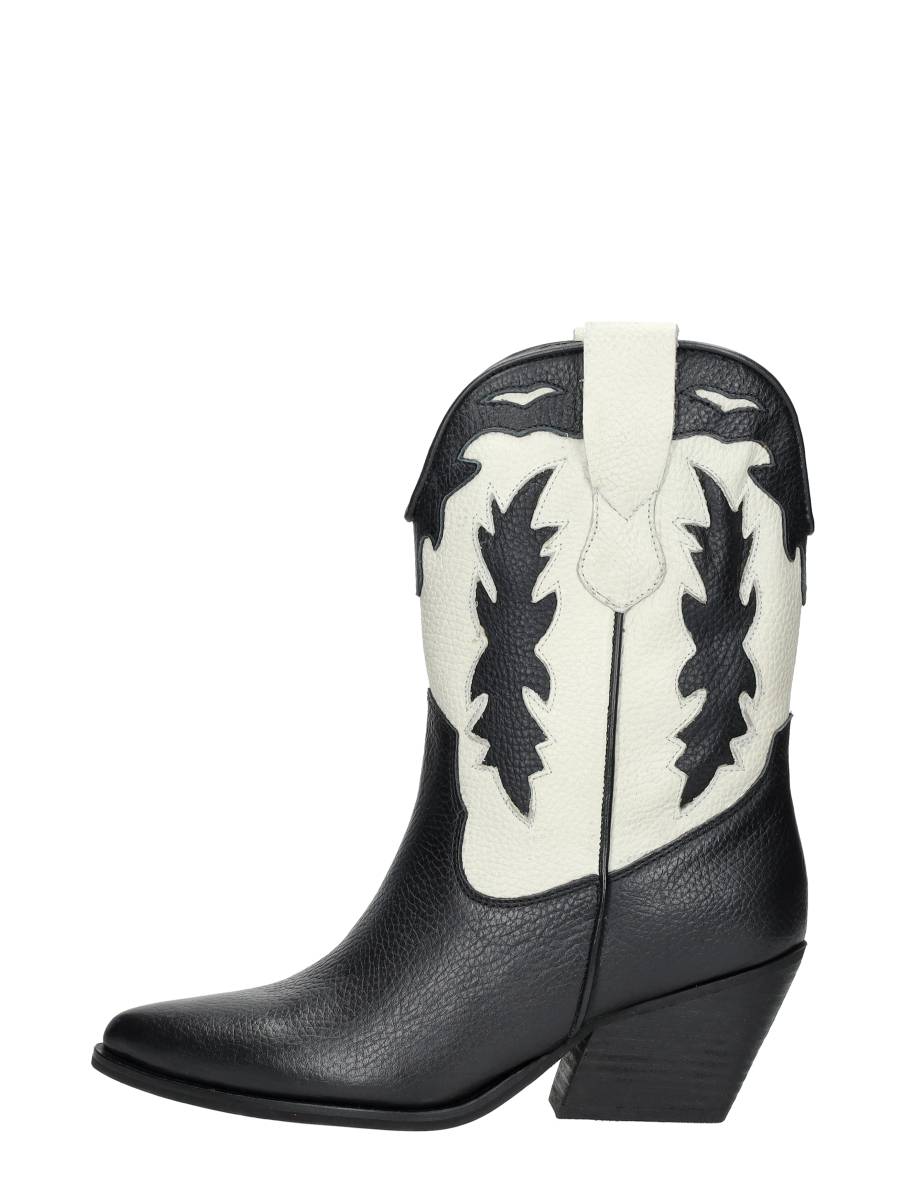 Sub55 Sub55 - Enkellaarsjes Hak - Zwart