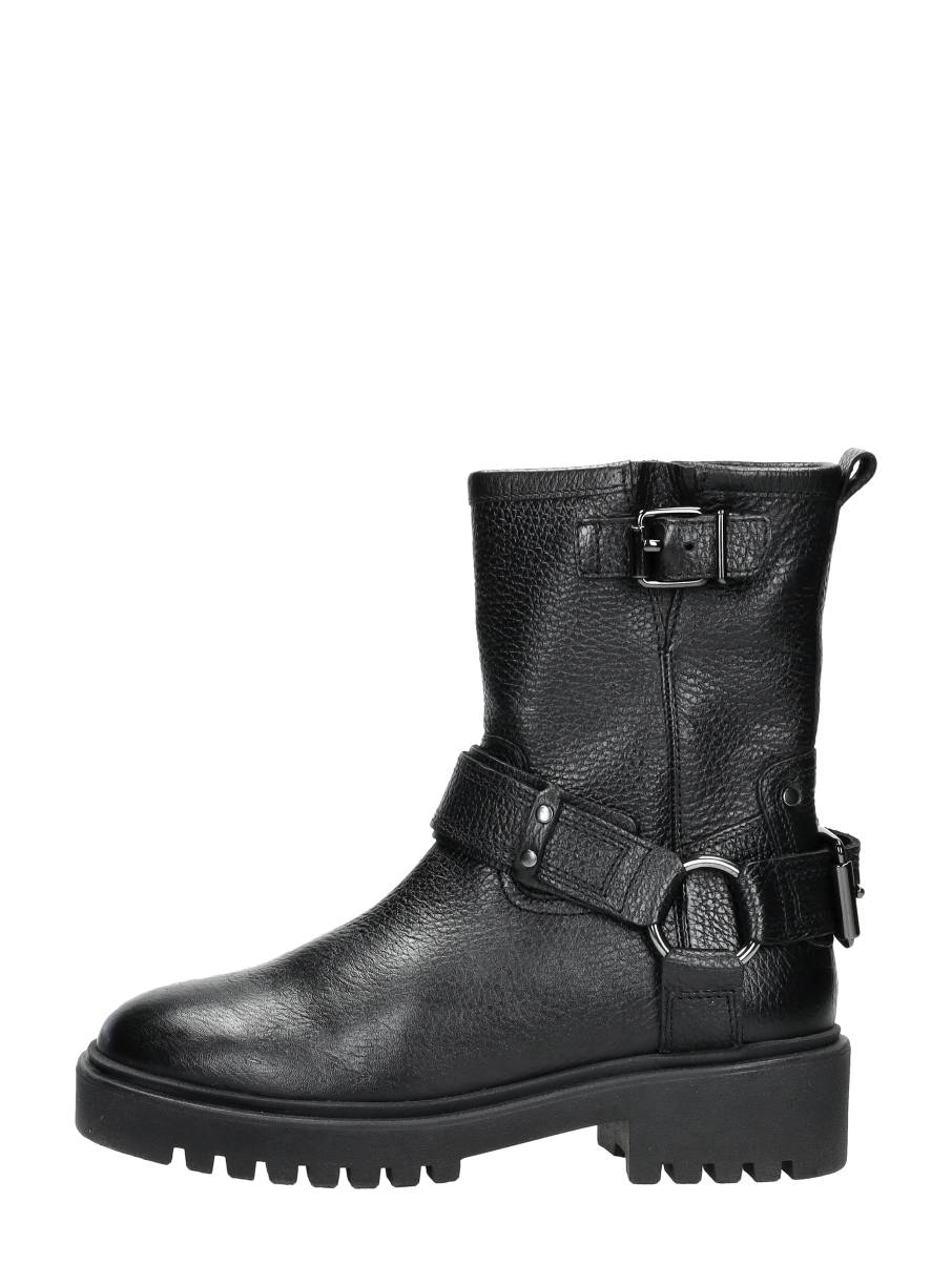 Sub55 Sub55 - Enkellaarsjes Plat - Zwart