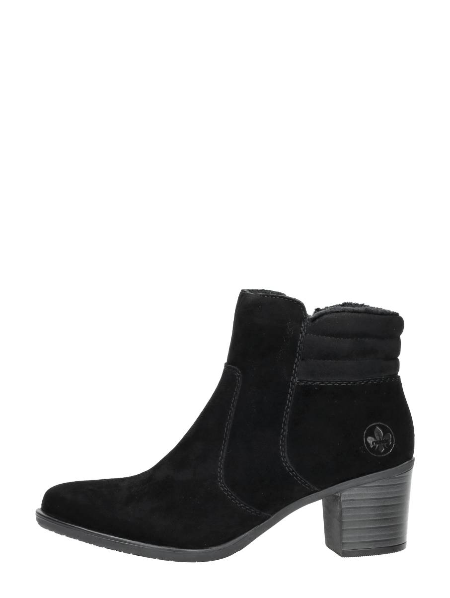 Rieker Rieker - Enkellaarsjes Hak - Zwart