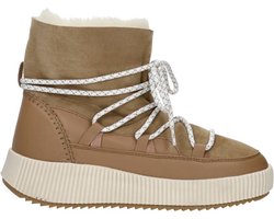 Palpa - Enkellaarsjes Plat - Beige