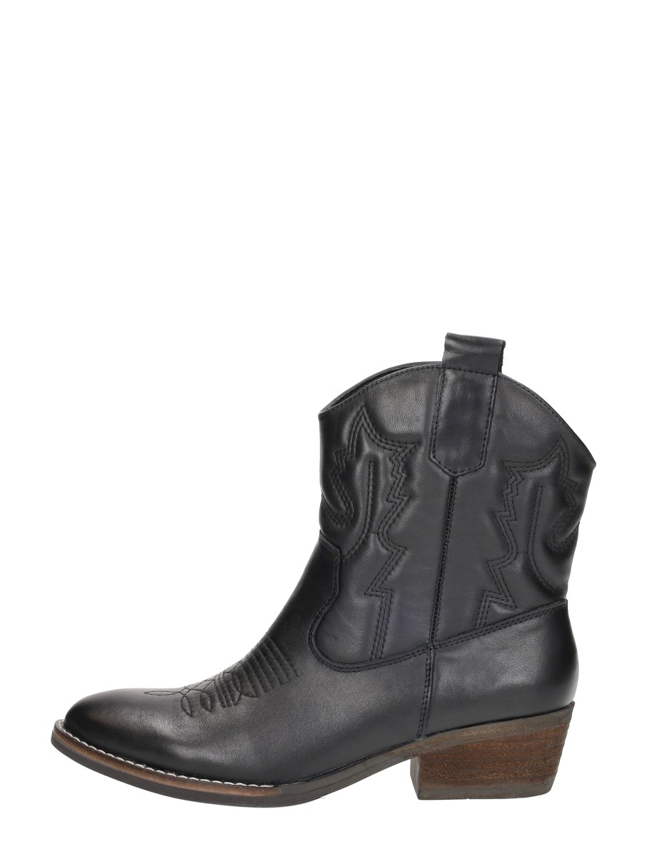 Sub55 Sub55 - Western Boots - Zwart