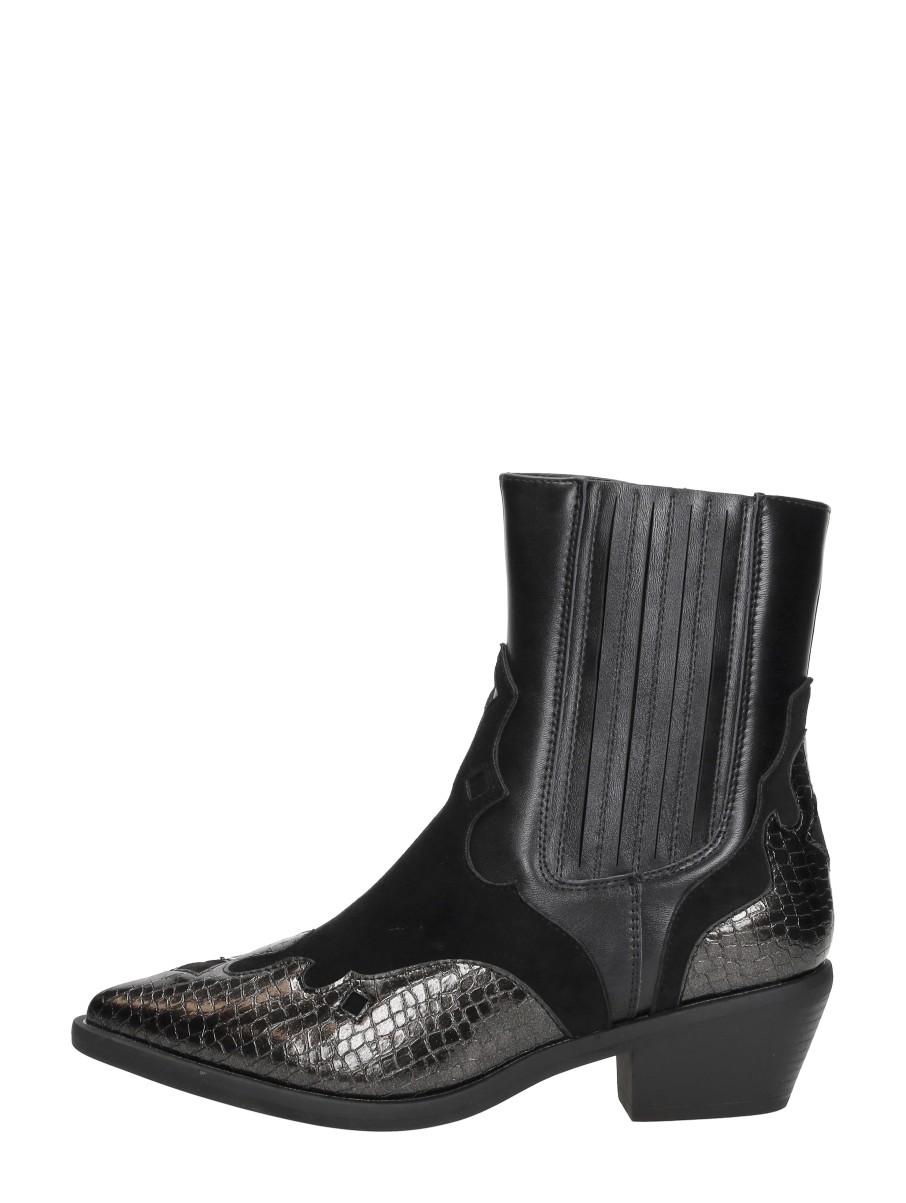 Sub55 Sub55 - Western Boots - Zwart