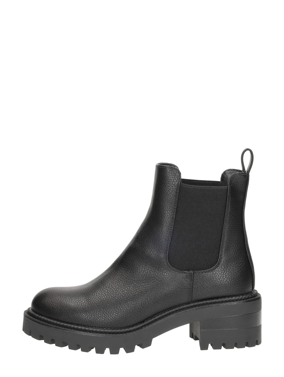 Sub55 Sub55 - Enkellaarsjes Hak - Zwart