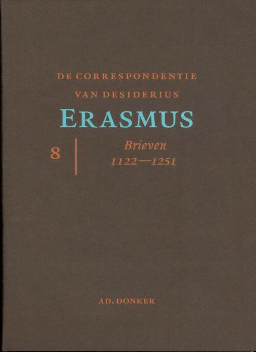 Donker, Uitgeversmaatschappij Ad. De correspondentie van Desiderius Erasmus 8