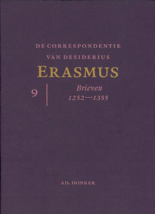 Donker, Uitgeversmaatschappij Ad. De correspondentie van Desiderius Erasmus 9