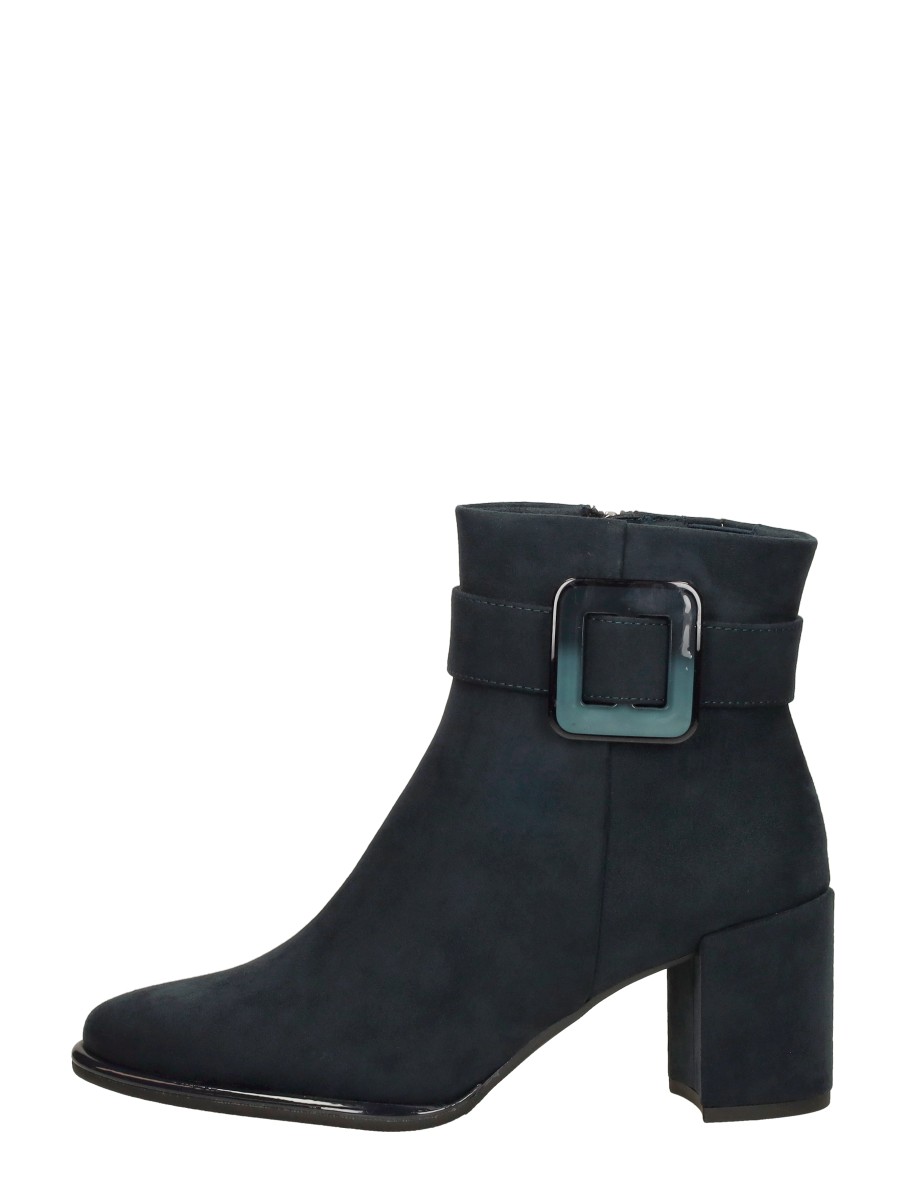 Marco Tozzi Marco Tozzi - Enkellaarsjes Hak - Blauw