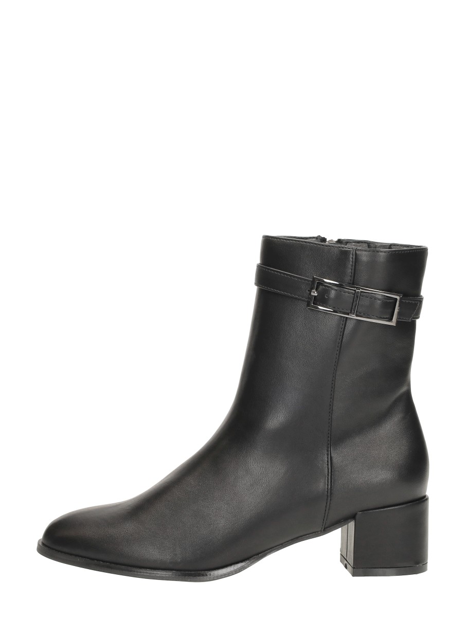 Sub55 Sub55 - Enkellaarsjes Hak - Zwart