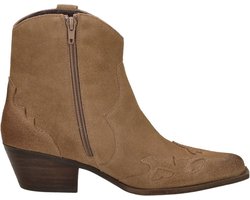 Sub55 - Enkellaarsjes Hak - Beige