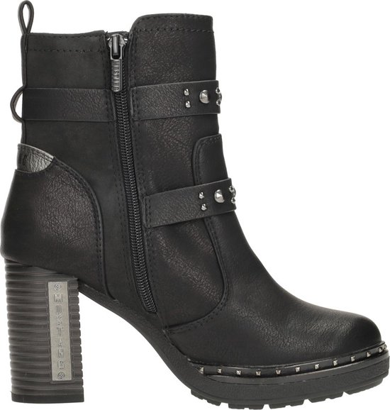 MUSTANG - Enkellaarsjes Hak - Zwart