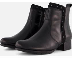 Rieker - Enkellaarsjes Hak - Zwart