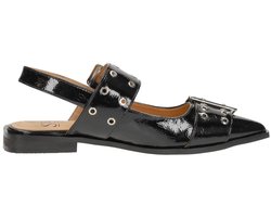 Sub55 - Slingbacks Zwartlak