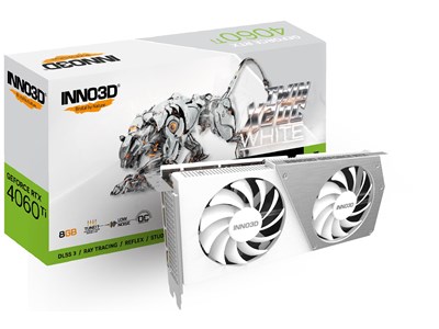 Inno3D INNO3D GeForce RTX 4060 Ti 8GB TWIN X2 OC White (DLSS 3)