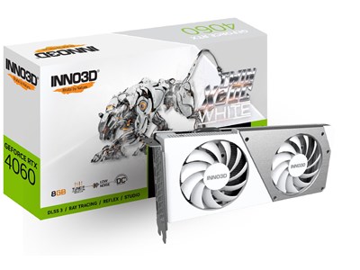 Inno3D INNO3D Geforce RTX 4060 Twin X2 OC WHITE