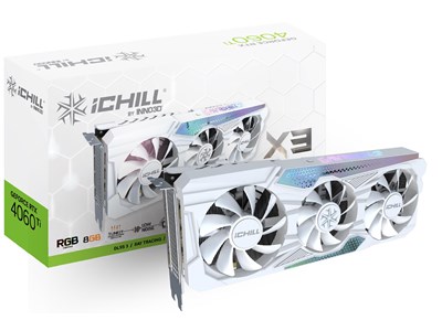 Inno3D INNO3D GeForce RTX 4060 Ti 8GB ICHILL X3 WHITE (DLSS 3)