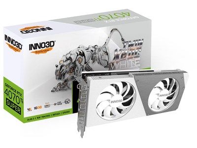 Inno3D INNO3D GeForce RTX 4070 Ti SUPER TWIN X2 OC White