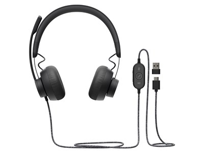 Logitech Logitech Zone Wired UC - Zwart