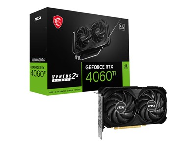 MSI MSI GEFORCE RTX 4060 TI VENTUS 2X BLACK 16G OC