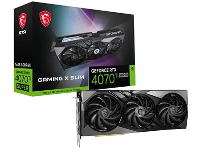 MSI MSI GeForce RTX 4070 Ti SUPER 16G GAMING X SLIM