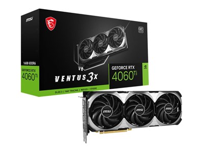 MSI MSI GeForce RTX 4060 Ti Ventus 3X 16G OC