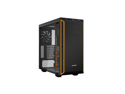 be quiet! be quiet! Pure Base 600 - Window - Zwart, Oranje