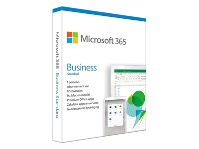 Microsoft 365 Business Standard - 12 maanden/1 apparaat - Meertalig (PC/MAC)