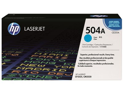 HP HP 504A CE251A - Cyaan